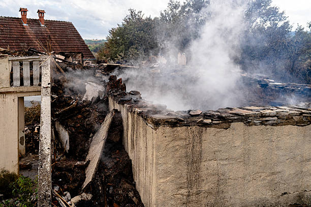 Professional Soot Cleanup technician working in Middleburg, VA